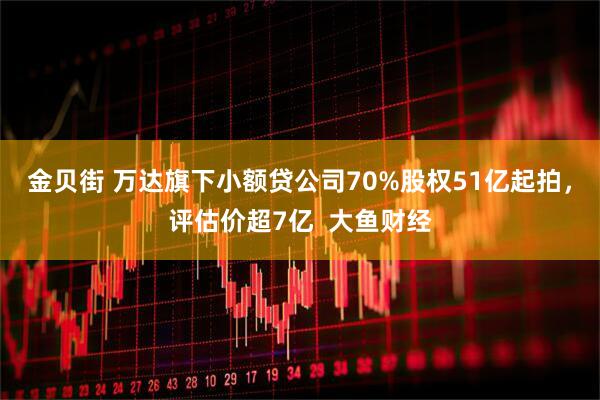金贝街 万达旗下小额贷公司70%股权51亿起拍,评估价超7亿 大鱼财经